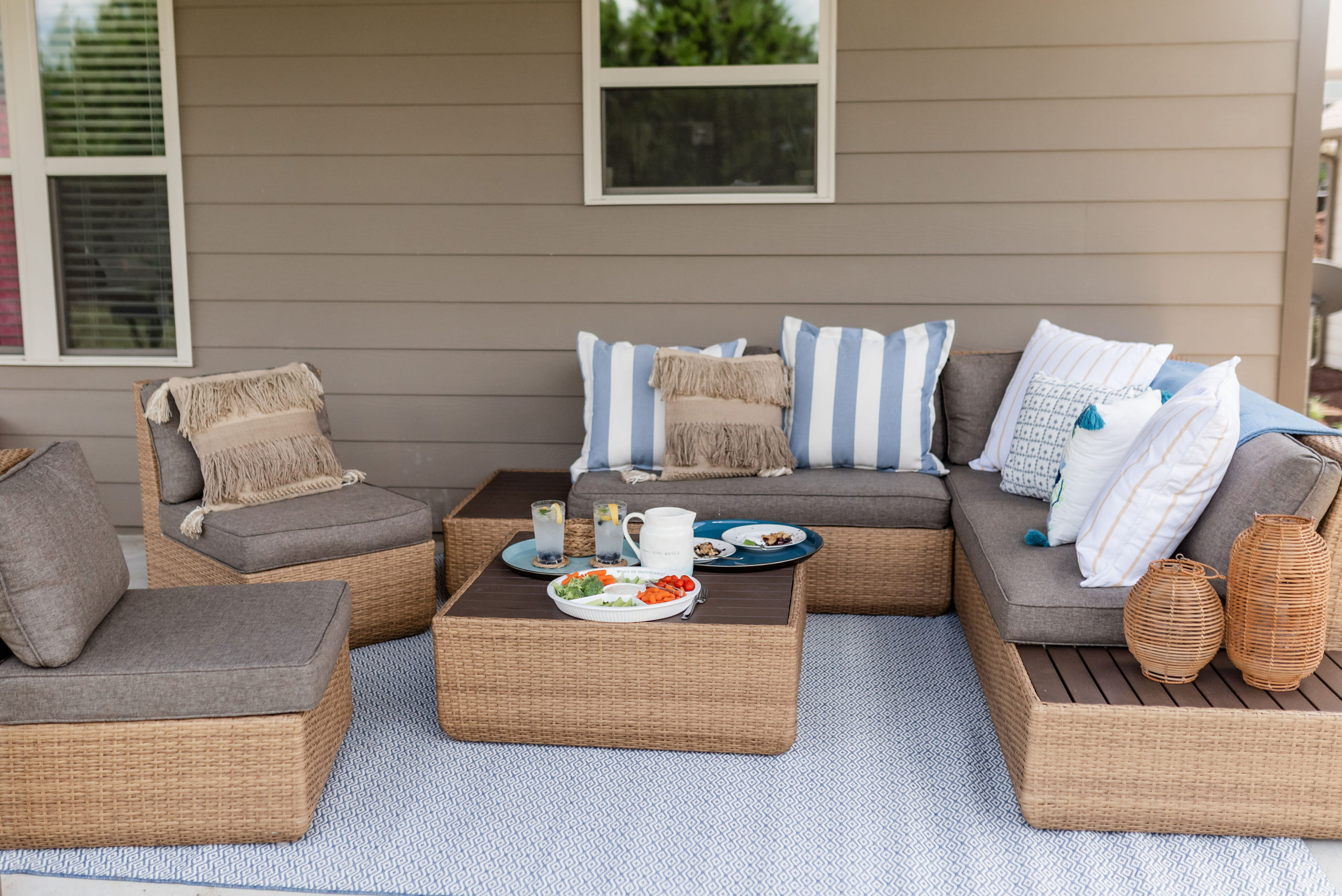 Outdoor Living Space with Mudpie