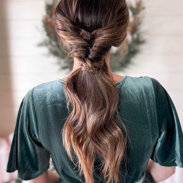 classic french twist ponytail