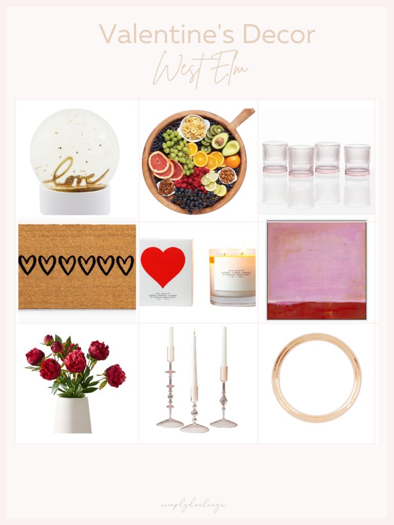 Valentine's home decor ideas from West Elm
