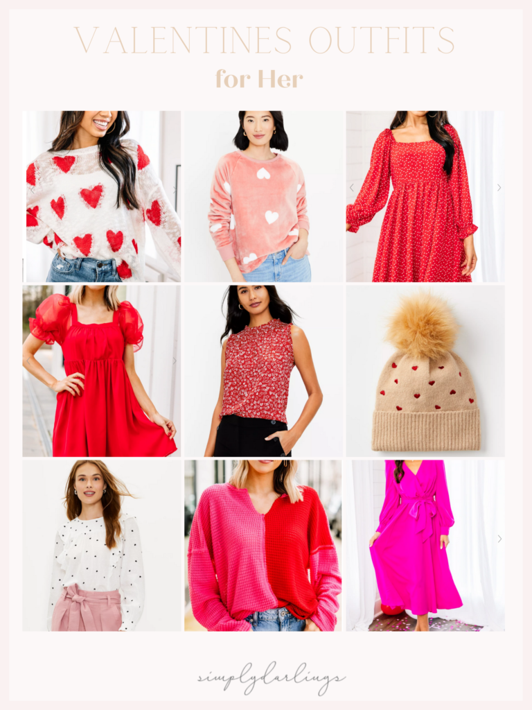 Valentine's Day Outfit ideas for her
